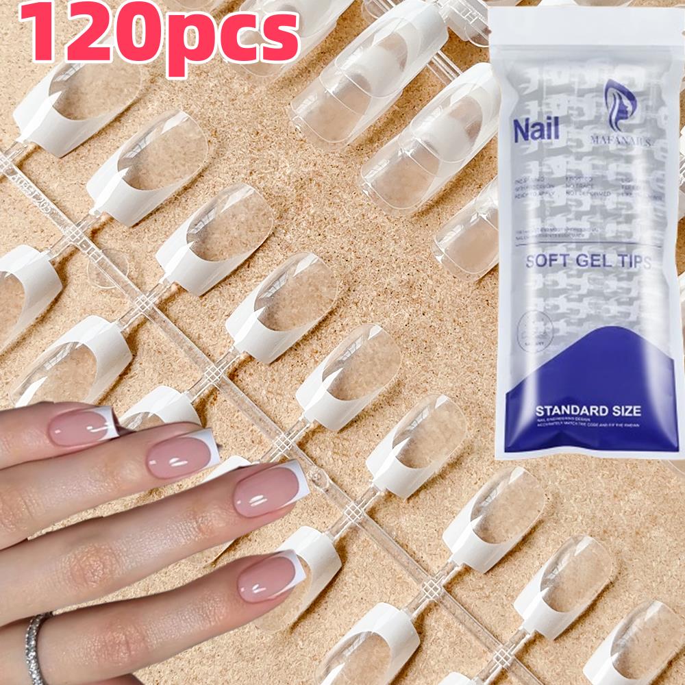Nail Art Wedding - 120 шт./пакет, прозрачный французский пресс для