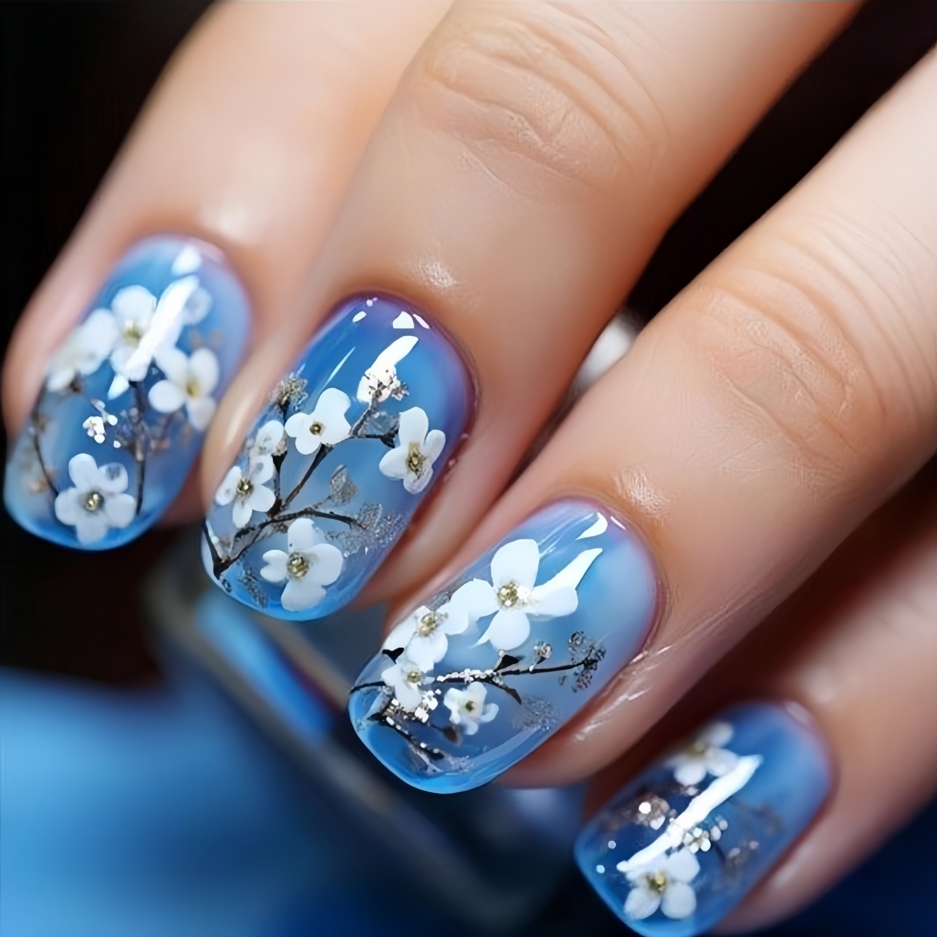 Nail Art Press On - Средние накладные ногти для женщин и