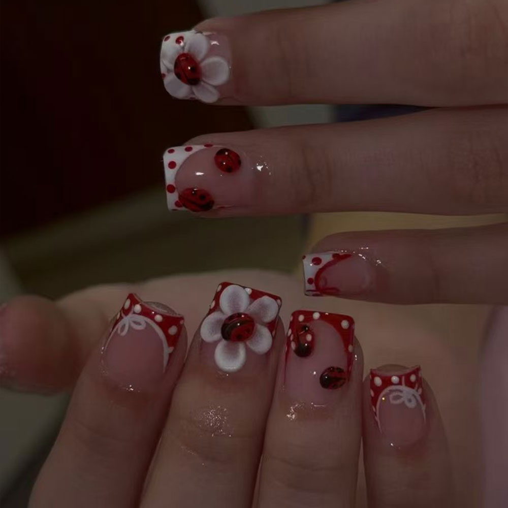 Nail Art Quotes - 24 штуки в наборе. Прямоугольные 3D-гелевые