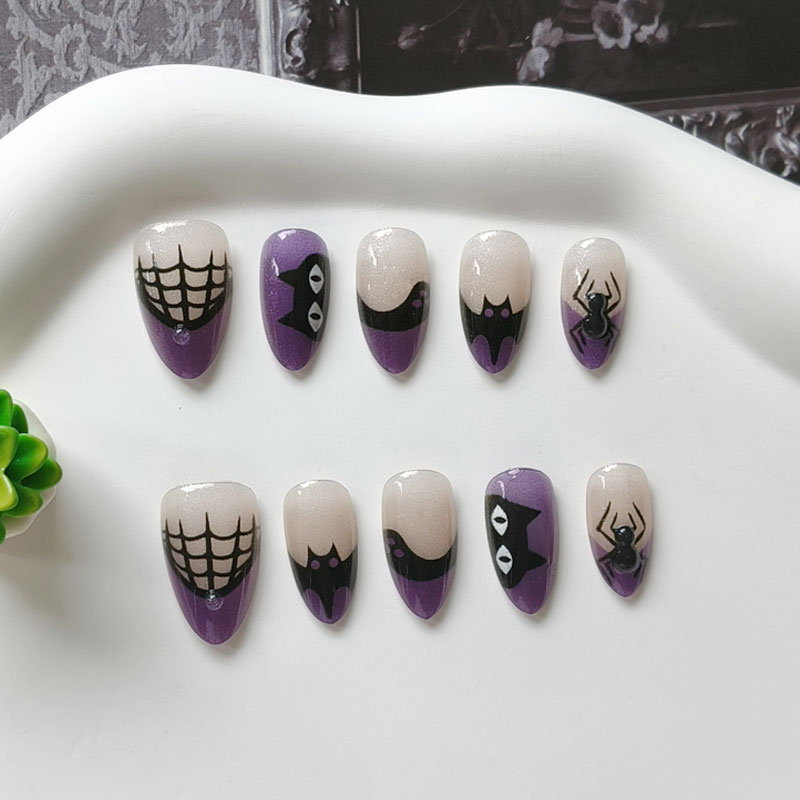 Nail Art Eye Cat - 10 шт. Женские накладные ногти для