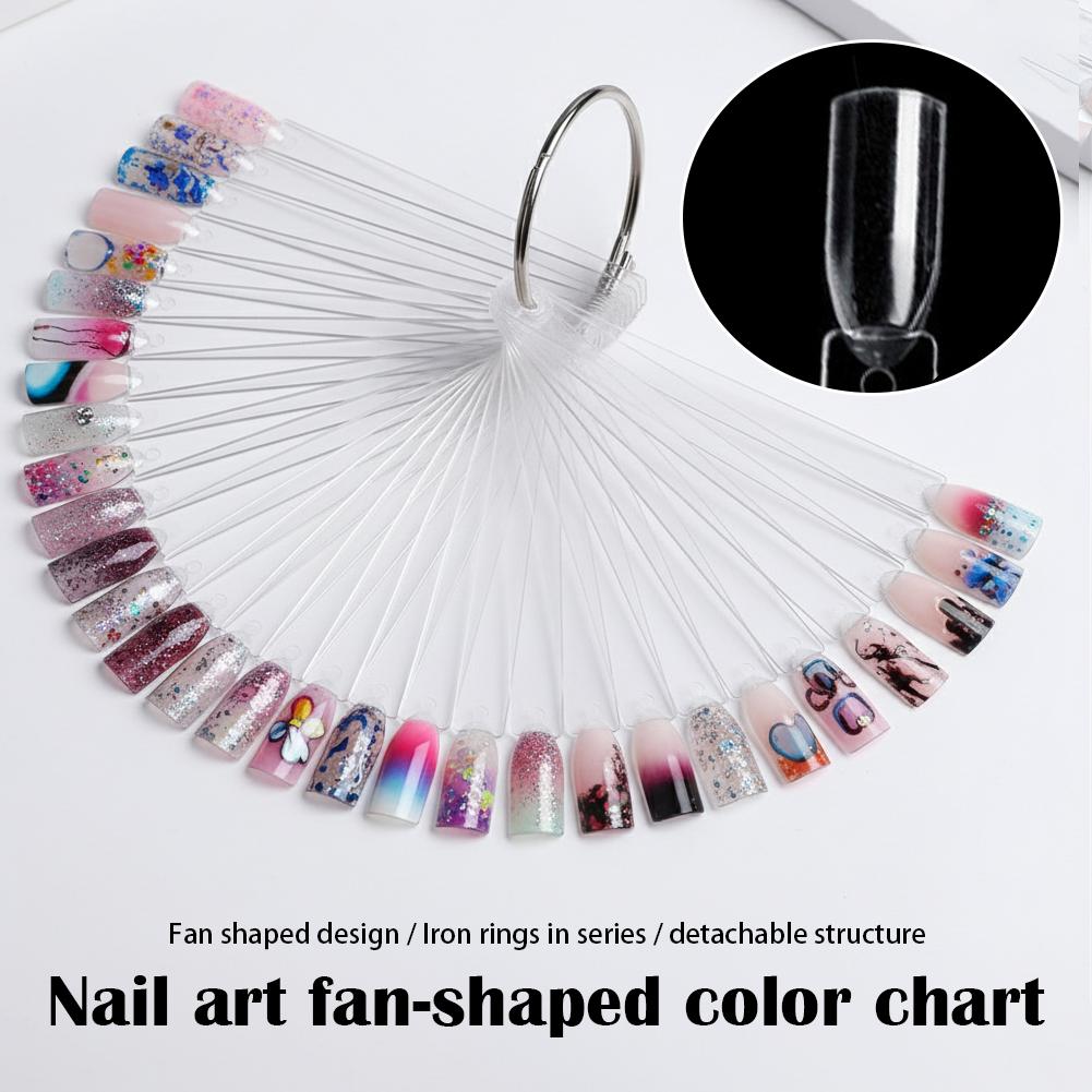 Nail Art Quotes - 50 прозрачных образцов для демонстрации цвета