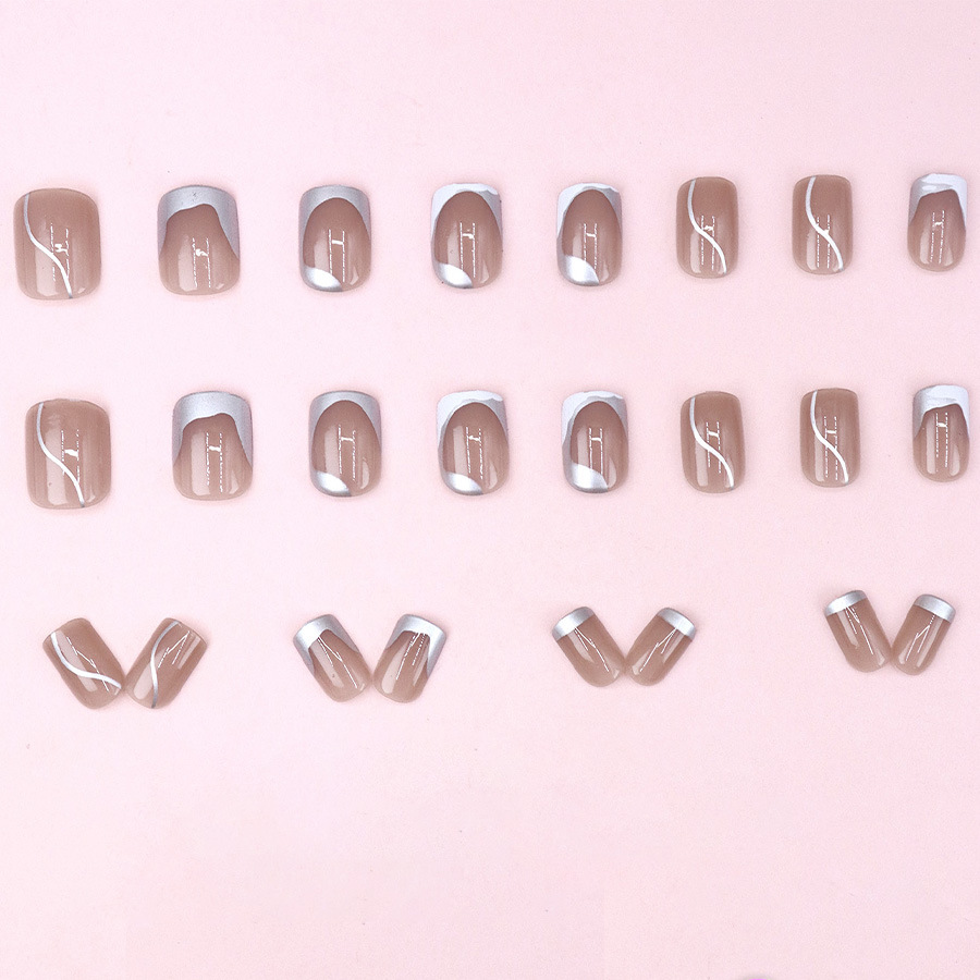 Короткие накладные ногти для ж – обзор и цена Nail Art Overlay