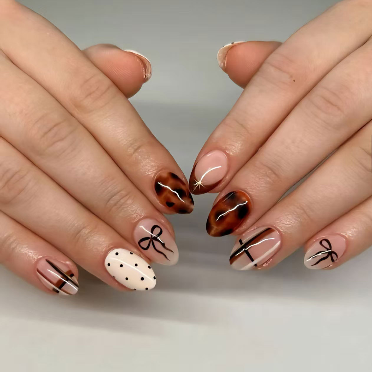 24 шт. Цветочные накладные ног – обзор и цена Nail Art Leopard
