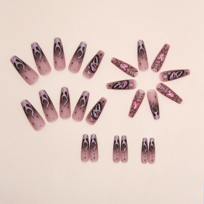 24 шт. розовых накладных ногте – обзор и цена Nail Art Gliter