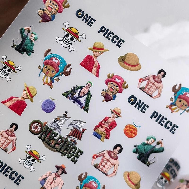 Новые One Piece Monkey·D·Luffy – обзор и цена Nail Art Zoro One Piece