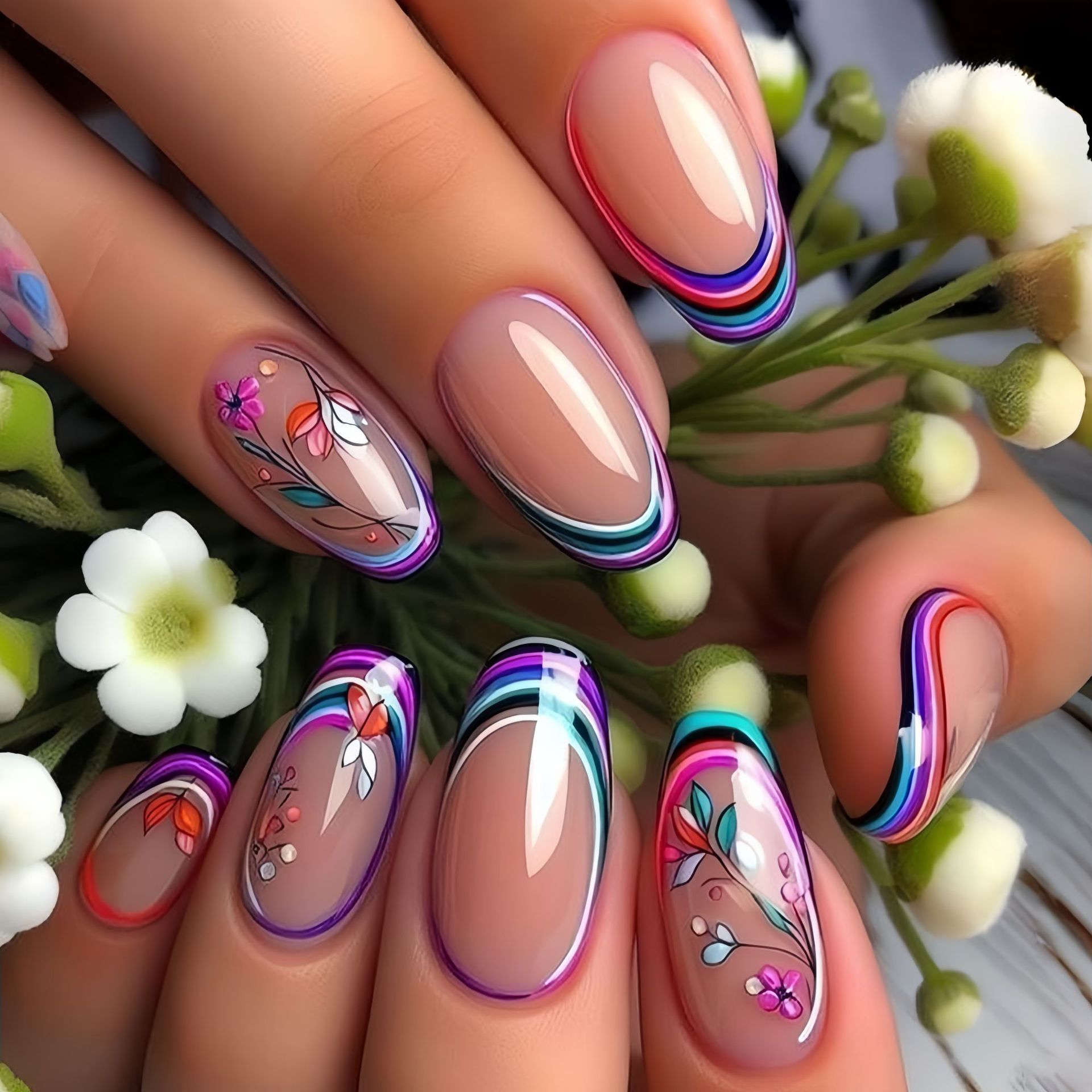 Средние накладные ногти для же – обзор и цена Nail Art Press On