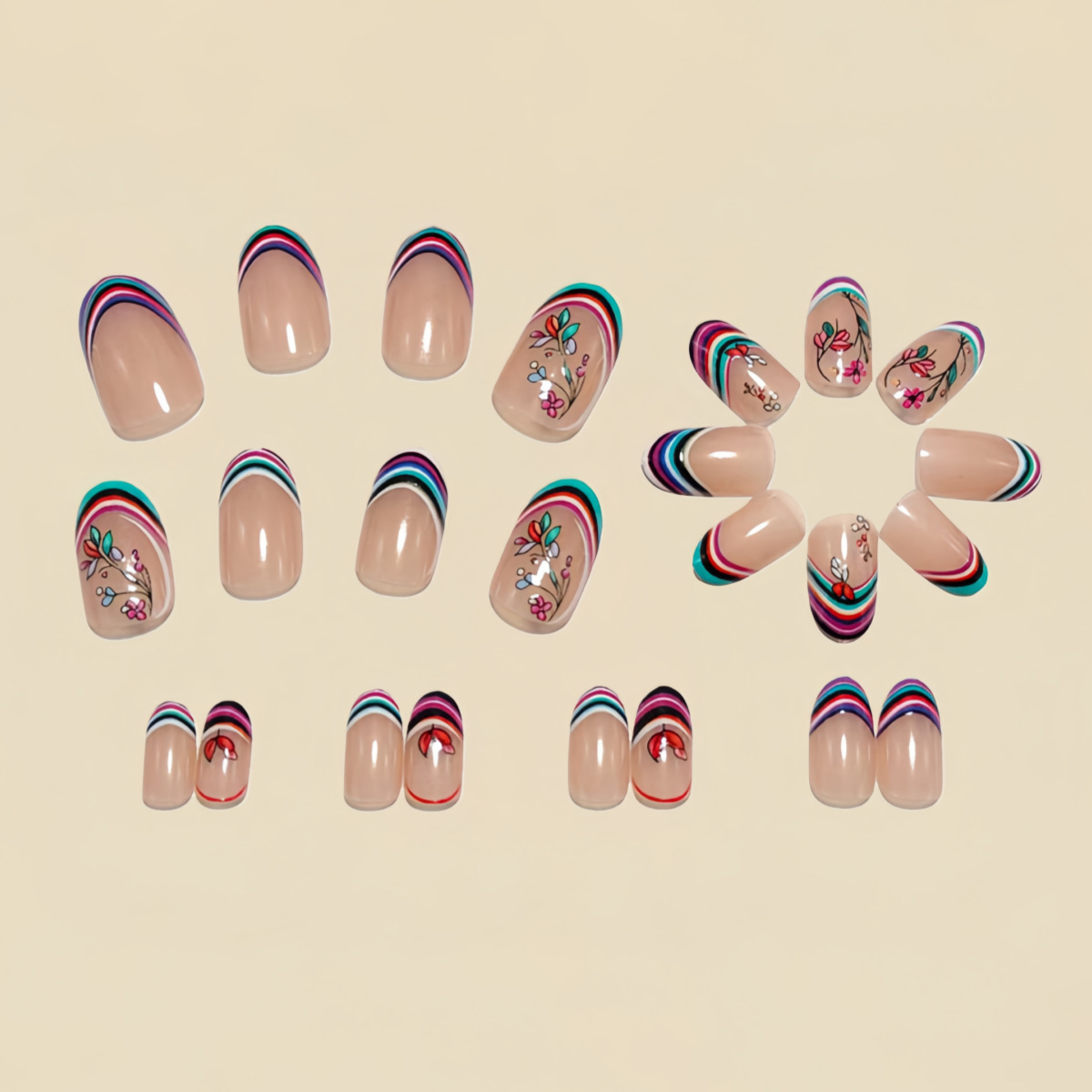 Средние накладные ногти для же – обзор и цена Nail Art Press On