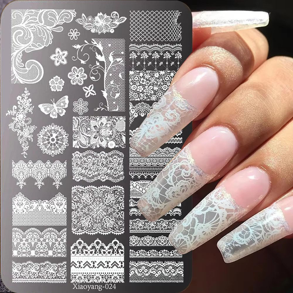 Металлический шаблон для стемп – обзор и цена Nail Art Leopard