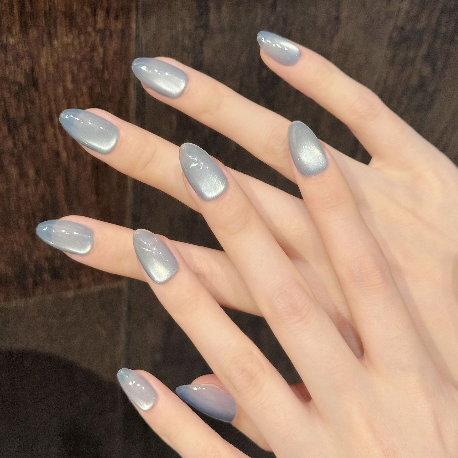 10 шт. синих накладных ногтей  – обзор и цена Nail Art Eye Cat