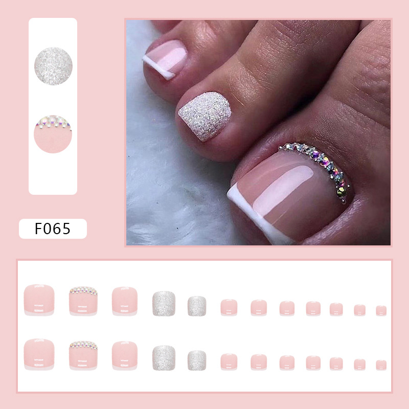 24 шт. накладных ногтей для пе – обзор и цена Nail Art Gliter