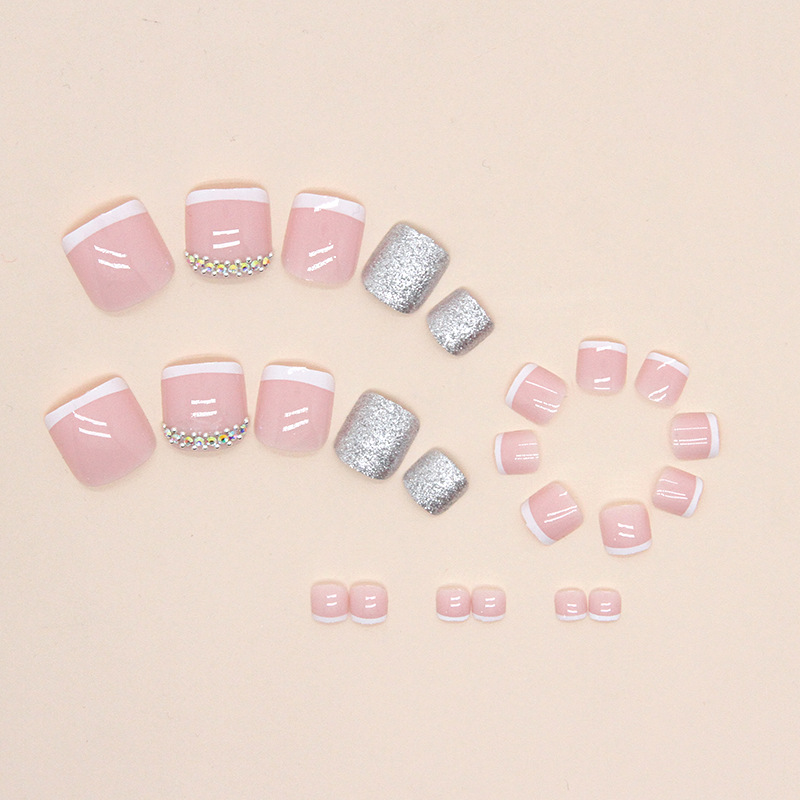 24 шт. накладных ногтей для пе – обзор и цена Nail Art Gliter