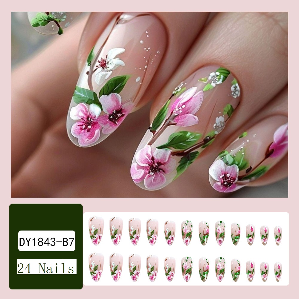 Короткие миндалевидные накладн – обзор и цена Nail Art Press On