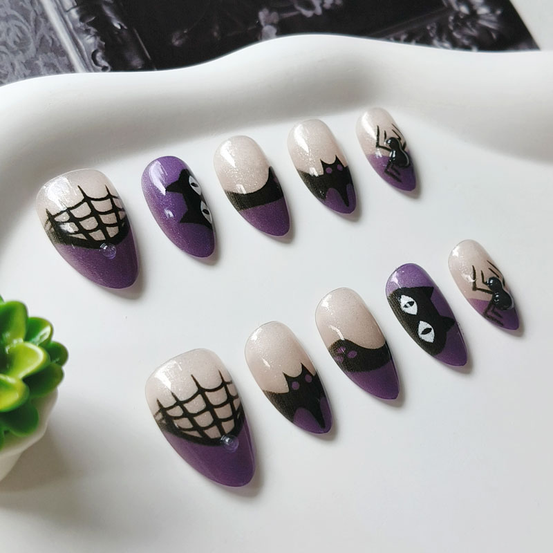 Набор из 10 накладных ногтей т – обзор и цена Nail Art Eye Cat