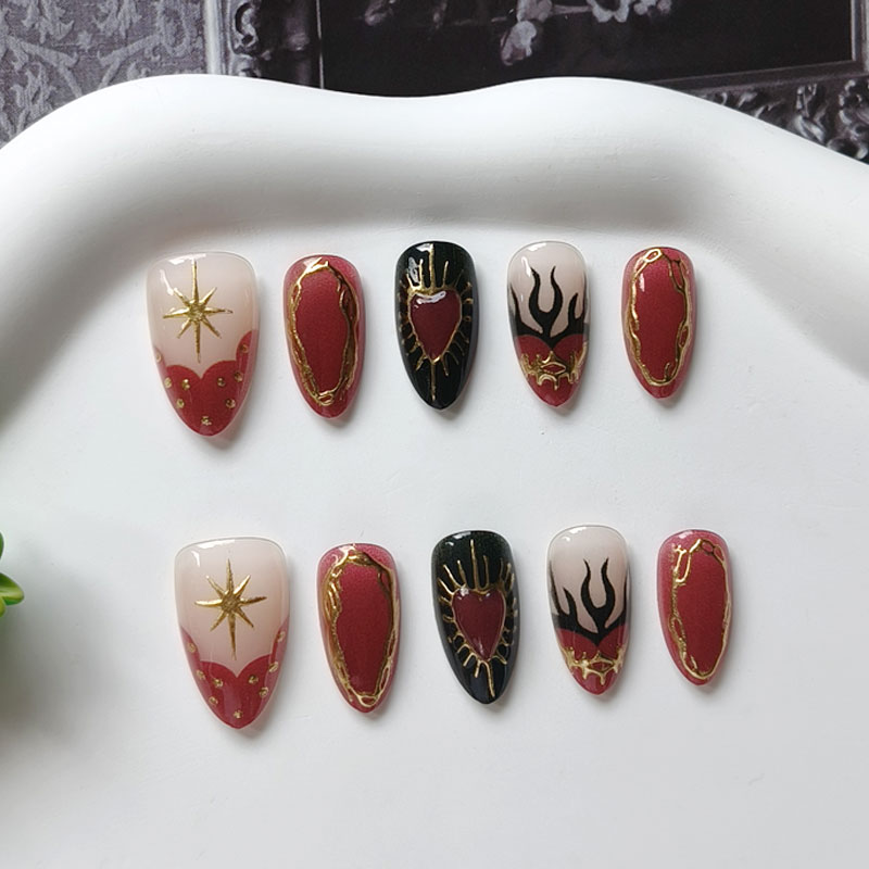 Набор из 10 накладных ногтей т – обзор и цена Nail Art Eye Cat