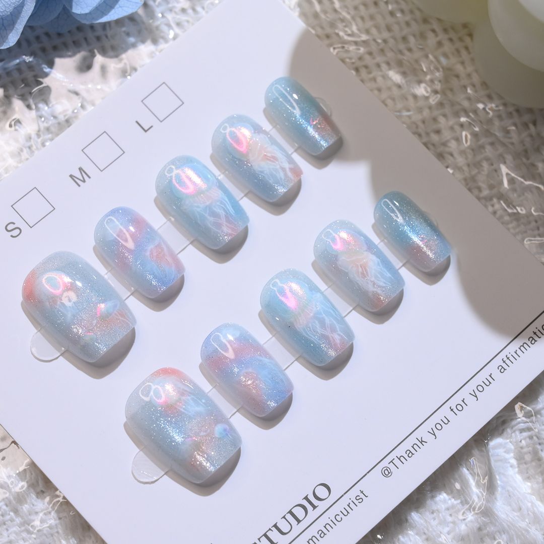 10 шт., для женщин и девочек,  – обзор и цена Nail Art Eye Cat