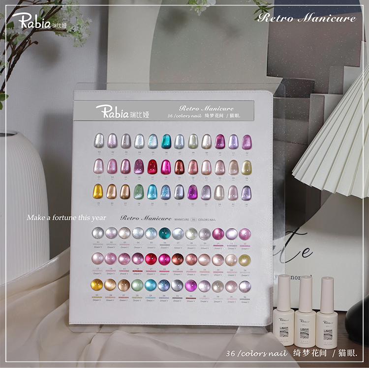 Набор гель-лаков RABIA Moonlig – обзор и цена Nail Art Eye Cat
