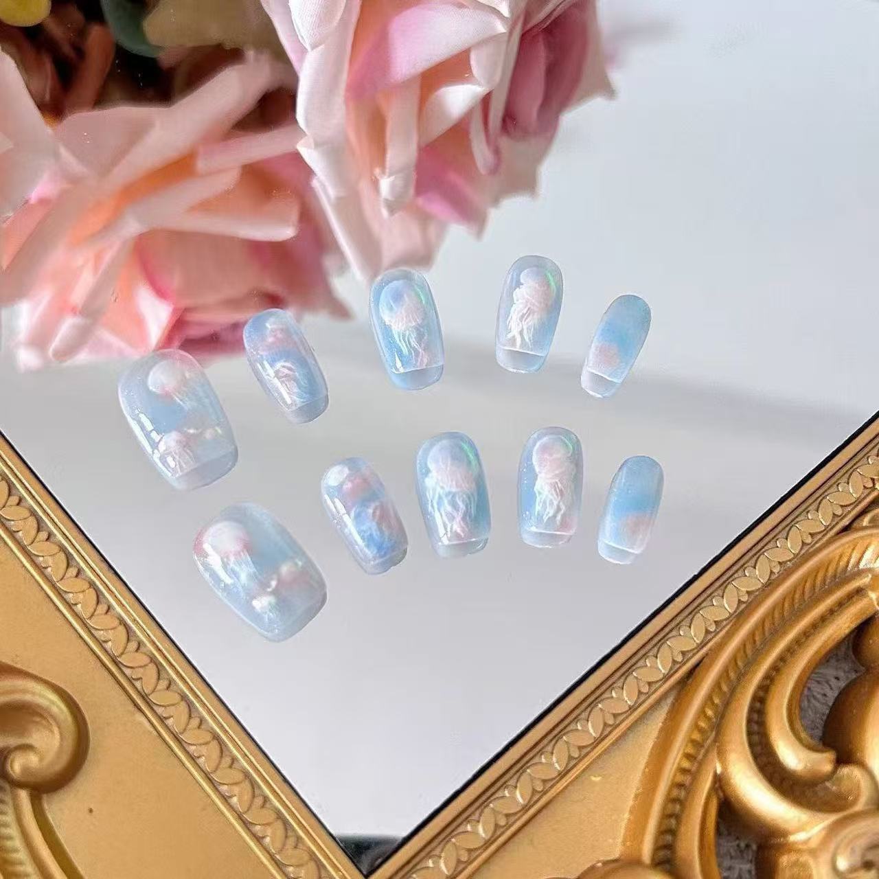 10 шт., женские цветные мечтат – обзор и цена Nail Art Eye Cat