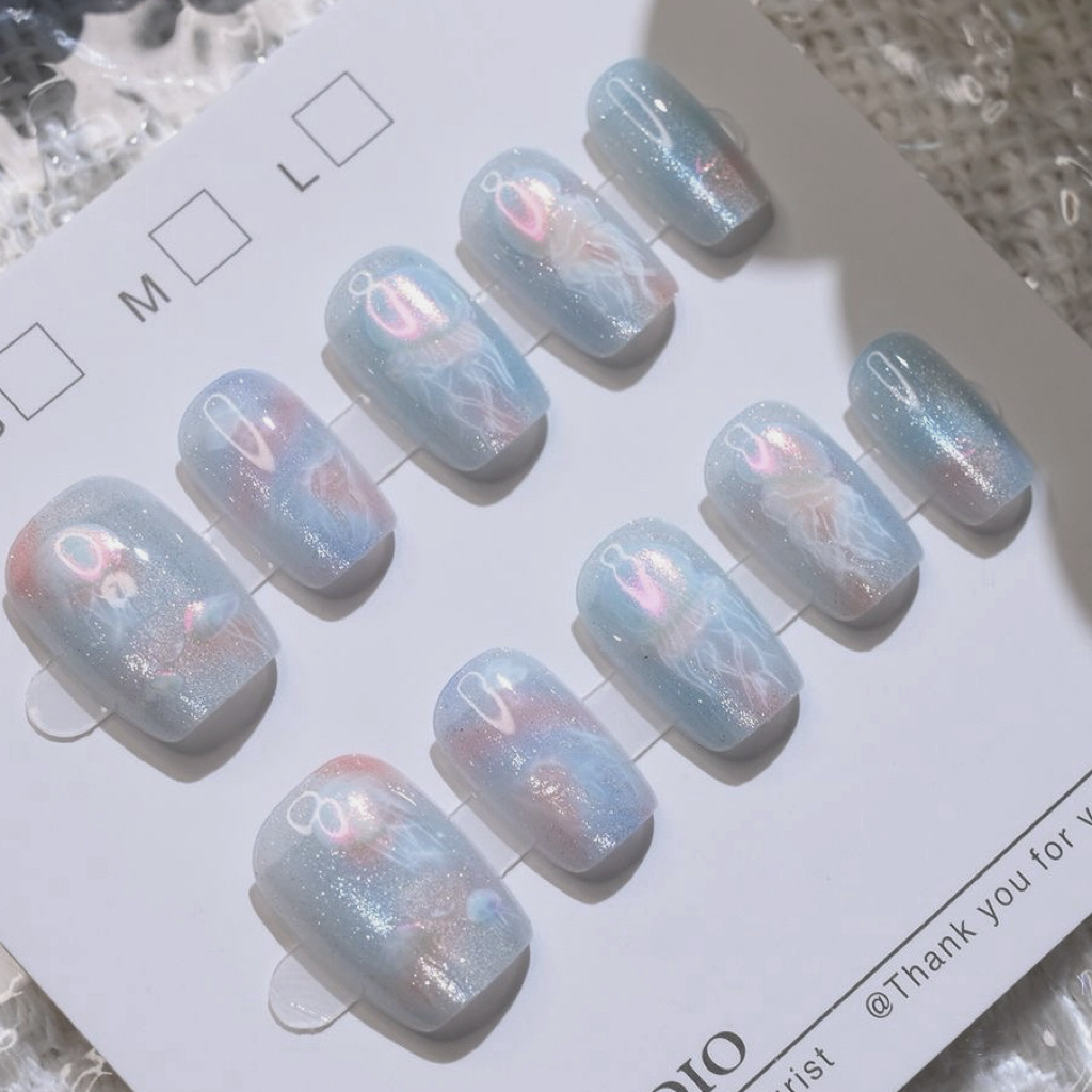 10 шт., женские цветные мечтат – обзор и цена Nail Art Eye Cat