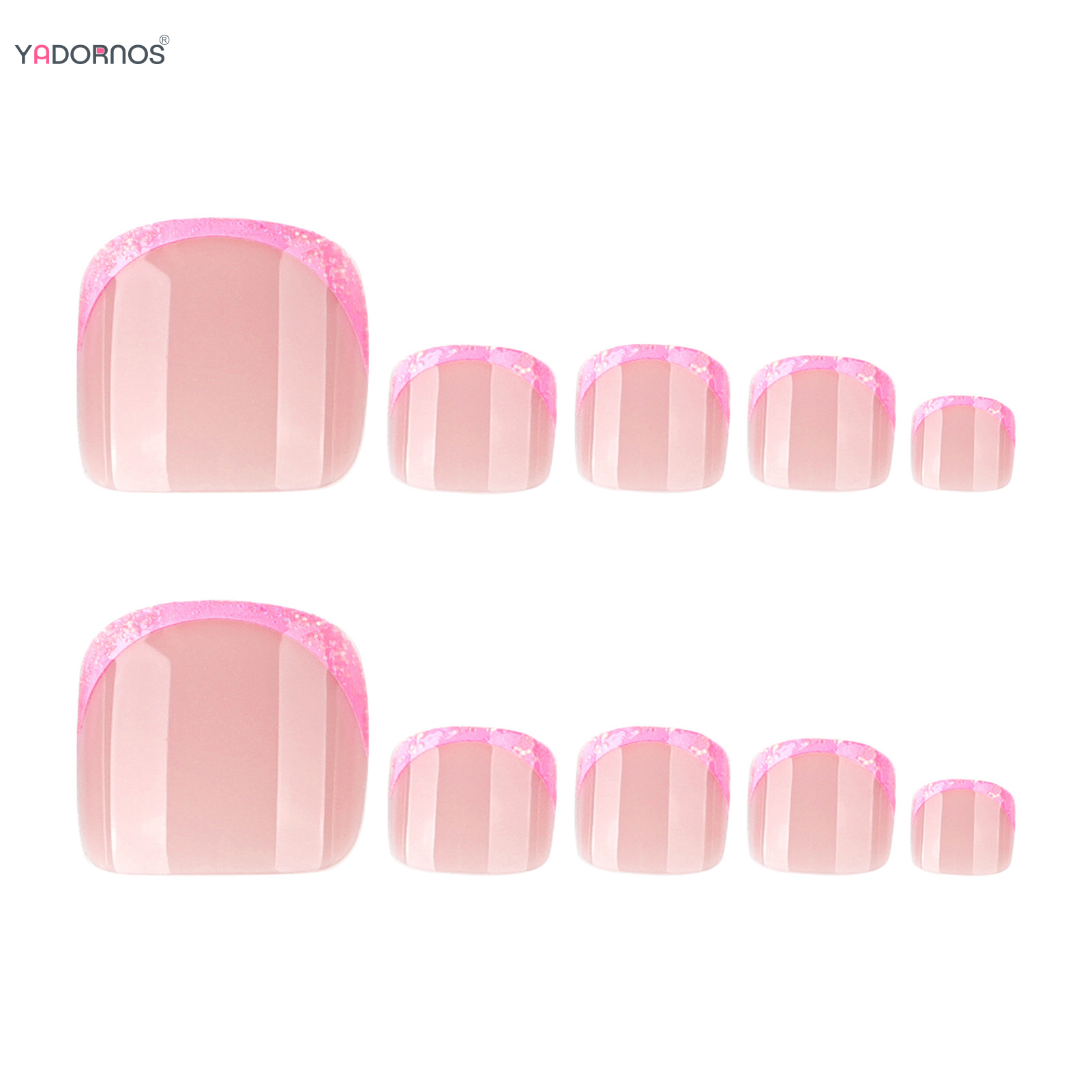 Розовые французские кончики, н – обзор и цена Nail Art Gliter