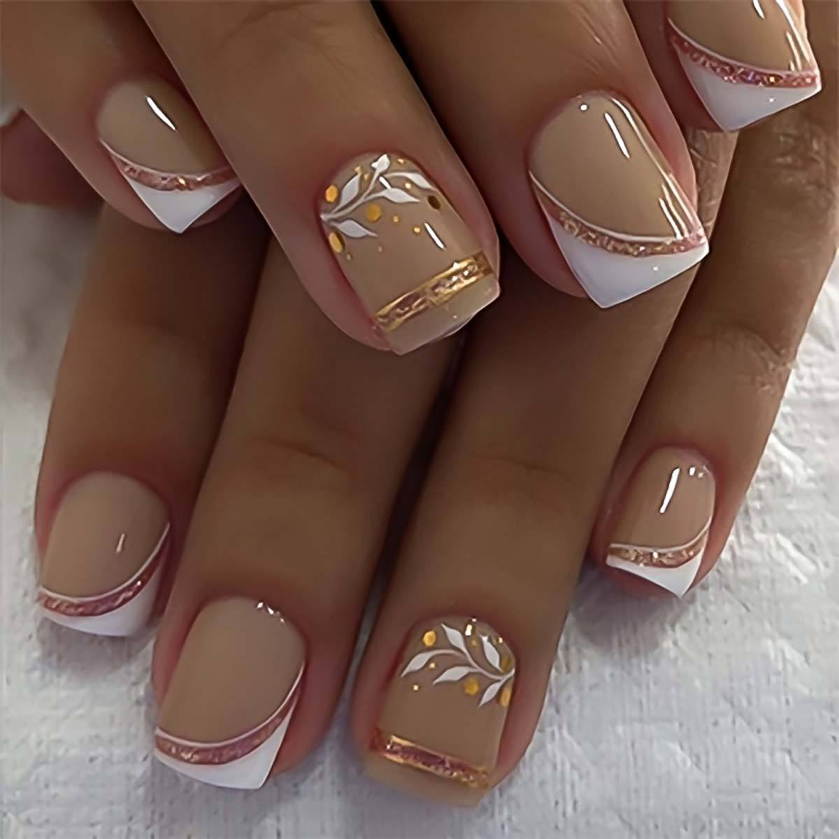 Короткие накладные ногти средн – обзор и цена Nail Art Gliter