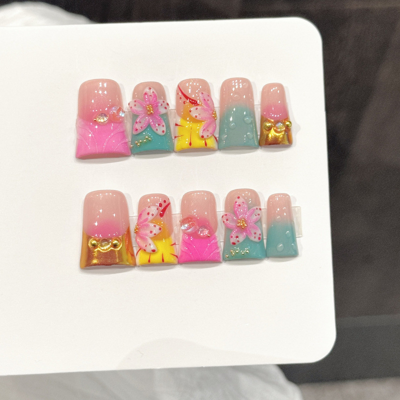 10 шт., накладные ногти в океа – обзор и цена Nail Art Press On