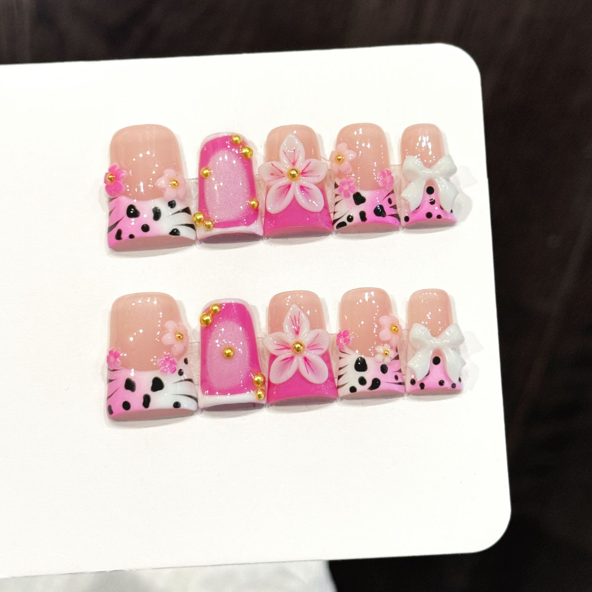 10 шт., накладные ногти в океа – обзор и цена Nail Art Press On