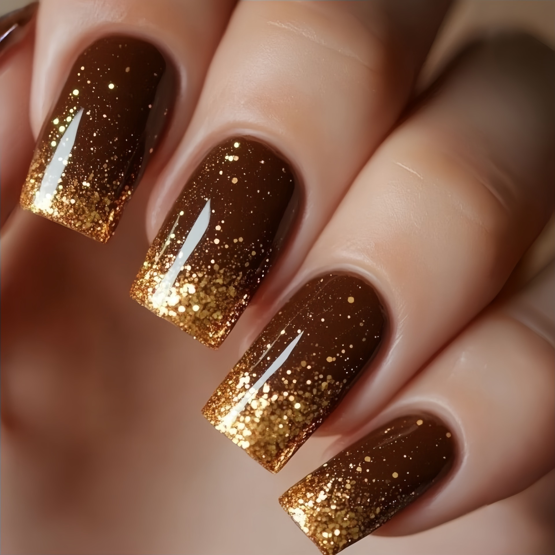 Короткие средние накладные ног – обзор и цена Nail Art Gliter