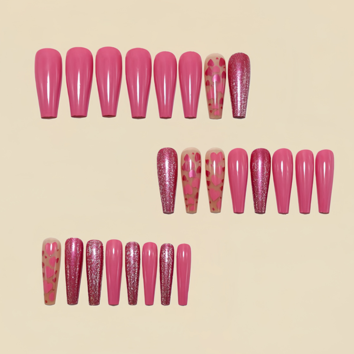 Накладные ногти средней длины  – обзор и цена Nail Art Wedding