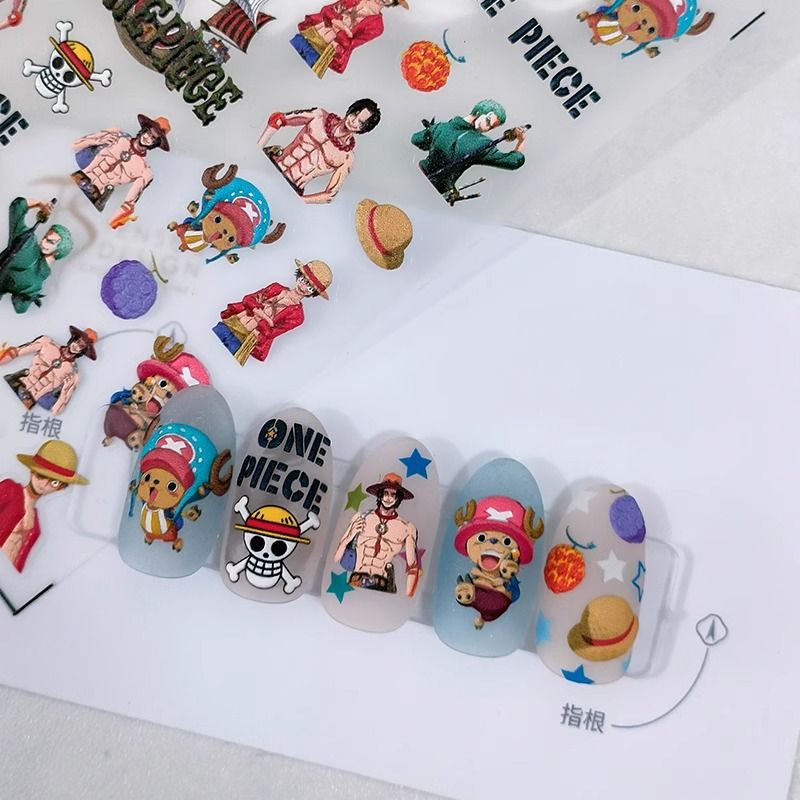Цельный предмет 2025, новинка, – обзор и цена Nail Art Zoro One Piece