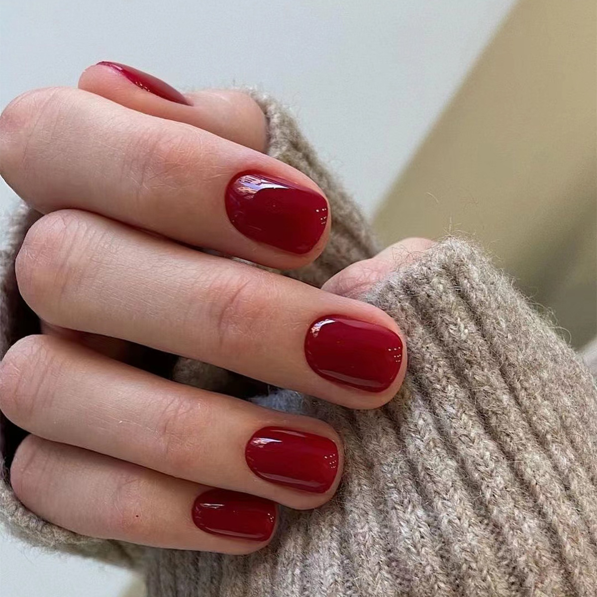 24 шт., однотонные накладные н – обзор и цена Nail Art Press On
